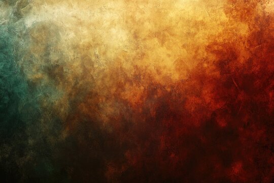 Abstract blended texture, teal to gold to maroon gradient.