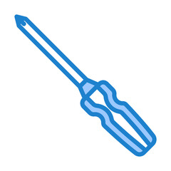 Screwdriver Icon - Blue Style
