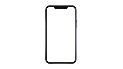 mobile on transparent background