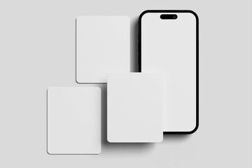 High quality social media instagram mockup