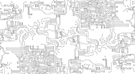 Abstract background with circuit board, technology background illustration