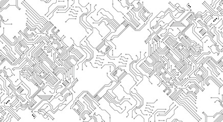 Abstract background with circuit board, technology background illustration