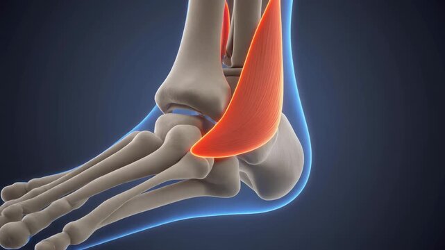 3D Animation of Human Lateral Malleolus and Fibular Pro