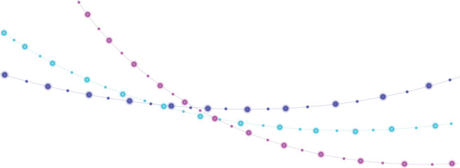 Holiday string mirchi christmas lights isolated on transparent background illustration festive string classic colorful holiday decoration