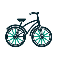 Fototapeta premium Minimalist Bicycle Vector Illustration Icon Design