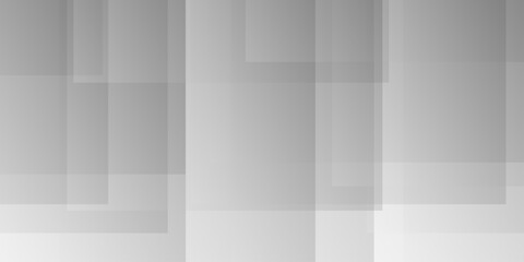 Abstract minimal geometric white and gray light background design. white transparent material in triangle diamond and squares shapes in random geometric pattern.	
