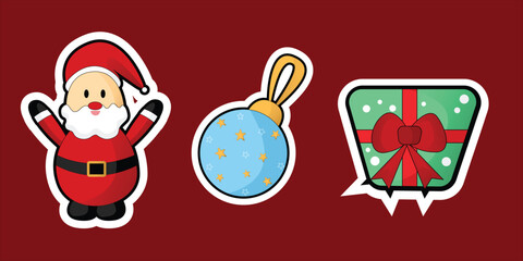 Christmas stickers