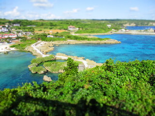 Ingya Marine Park, Miyako Island, Okinawa, Japan - Diorama Effect