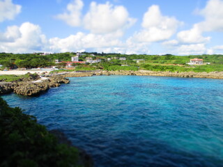 Ingya Marine Park, Miyako Island, Okinawa, Japan - Diorama Effect