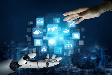 Artificial intelligence enhances ERP systems, optimizing processes, integrating business data, and supporting smart decision-making across organizations. Entice