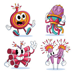 Happy Diwali Characters Collection