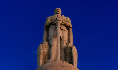 Obraz premium Bismarckdenkmal Hamburg