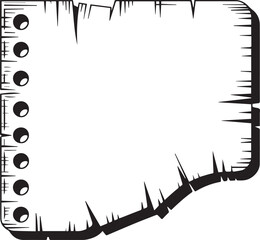 Mega Pack Distressed Paper Texture Ripped Edges & Grunge Elements