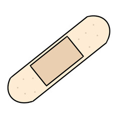 Simple illustration of bandage
絆創膏 シンプル イラスト