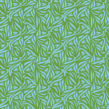 seamless, pattern, curve, decor, ornament, color, floral, texture, illustration, fabric, wave, green, vintage, textile, backdrop, nature, tile, element, leaf, line, design, decoration, wallpaper, vect