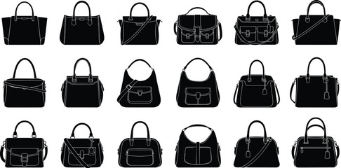 Vector illustration set of diverse professional barbers cutting and trimming clients' hair in a vintage style, showcasing specialized grooming and salon service careers.