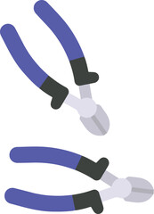 Precision Tool: A close-up shot of a pair of side cutter with sleek design and ergonomic handles