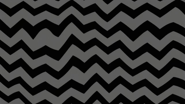 Seamless black and white geometric pattern featuring a vintage chevron vector texture for retro fabric design and textile wallpaper backdrop