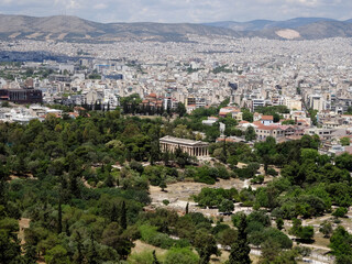 Gr&egrave;ce, panorama se la ville d'Ath&egrave;nes