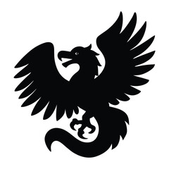 Obraz premium Mexican Independence Eagle Silhouette (