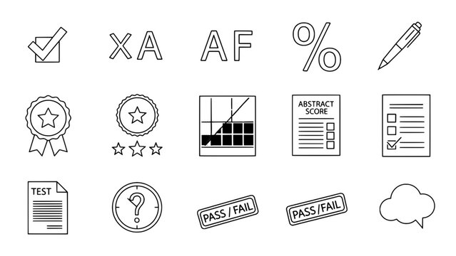 Minimalist black and white illustration showing a guitar neck with a wrench and string roll, representing instrument repair, beside two blank rectangular boxes.