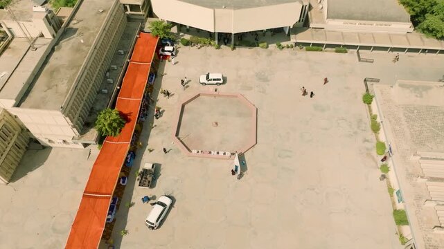 Aerial View NED University of Engineering, Technology Karachi Campus