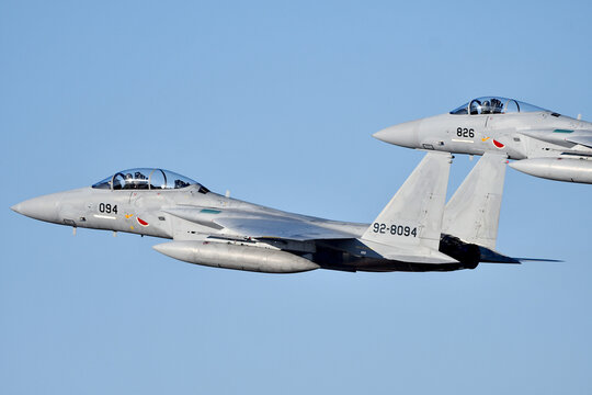 航空自衛隊のF15戦闘機