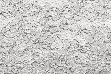 White lace fabric texture with delicate, intricate patterns for elegant fashion and decor Demonstration Color of the Year 2026