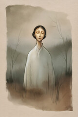 a very melancholic person, everything is bad, everything is completely over