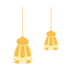 Golden Ramadan Lantern Trio