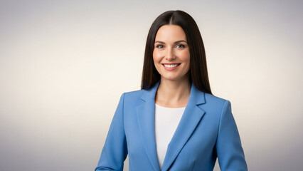 Confident Businesswoman Studio Headshot