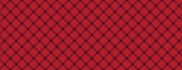 Red Argyle Christmas Pattern Background, Festive Seamless Holiday Tartan Design, Traditional Winter Textile Style for Wrapping Paper, Greeting Cards and Seasonal Decorations