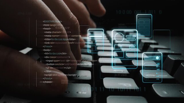 UI UX mockup showing application layout, structure, and code interface. UI design defines user flow, UI design improves clarity, UI design enhances experience, and UX design supports logic. Marrow