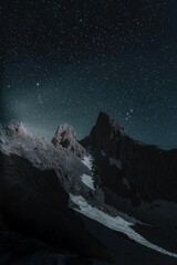 stars in the mountains