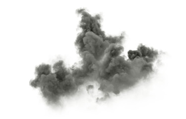 Climate rainstorm clouds on sky cutout transparent backgrounds 3d illustration png