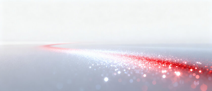 Red-white light stream, white realm & whimsical scene