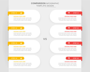 Dos and Don'ts Comparison Infographic Template Design