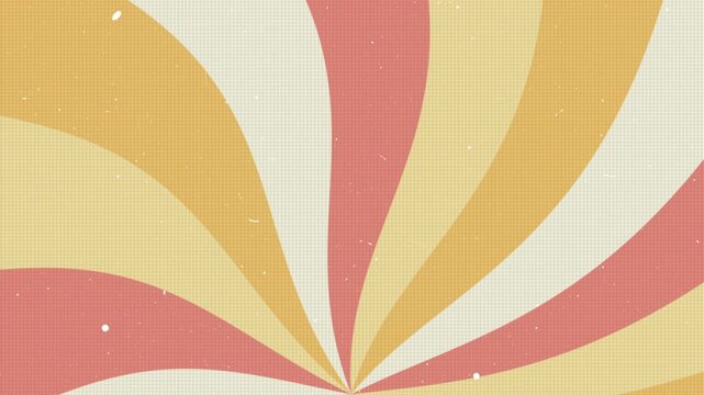 Retro sunburst vintage abstract pattern background design groovy textured