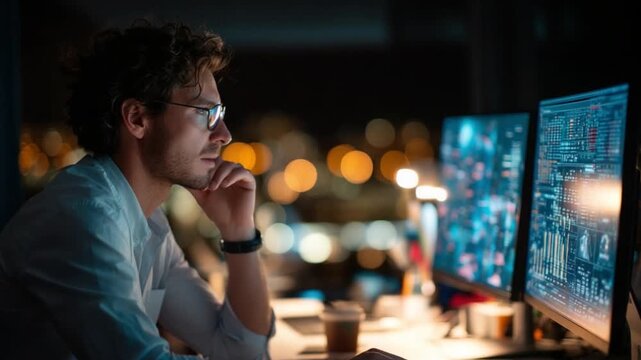 Night Release: Fintech Developer at Work