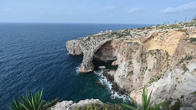 The Blue Grotto is a popular destination for tourists to Malta