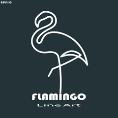 flamingo vector illustration