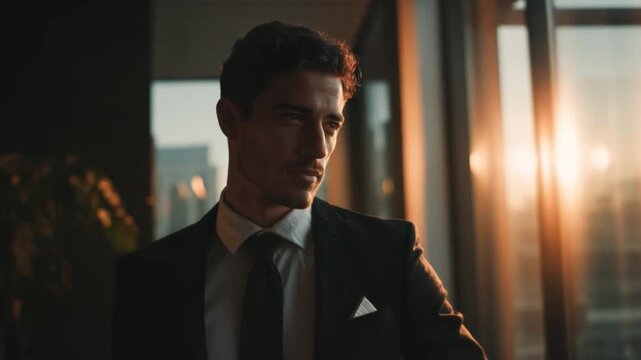 Handsome male remote exam proctoring AI architect