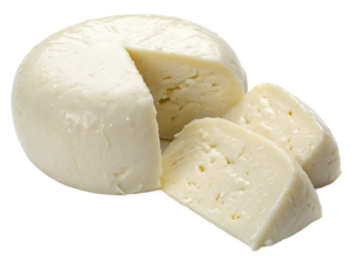 cheese on a white background