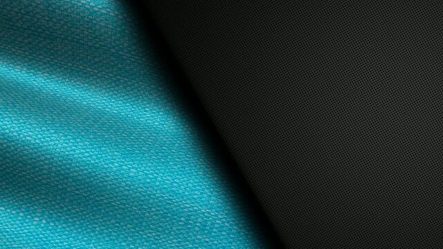 Crisp business background animated with blue cotton fabric texture waves producing modern textile motion ideal for professional presentations and coherent visual identity projects