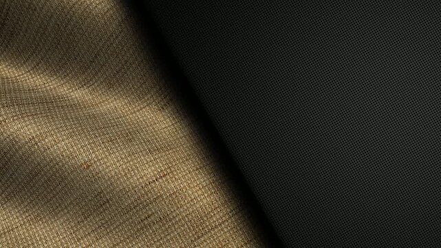 Cozy business background styled with light brown linen texture waves creating delicate steady motion ideal for premium corporate media and refined visual communication content