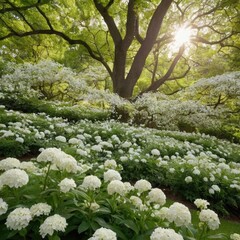 Enchanting Sunset Over Vibrant Poppy Field in Tranquil Countryside Landscape. 7