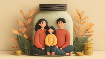A couple sitting together at a table counting coins symbolizing financial planning and shared economic goals