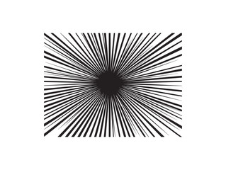 Obraz premium Sunburst explosion of rays sunbeam shining brightly in abstract glowing 2D vector design illustration