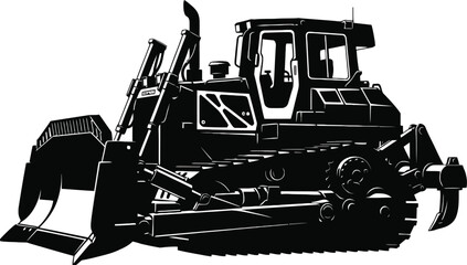 Bulldozer Silhouette