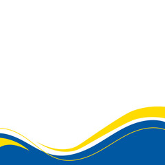 Business Footer with Line Decoration